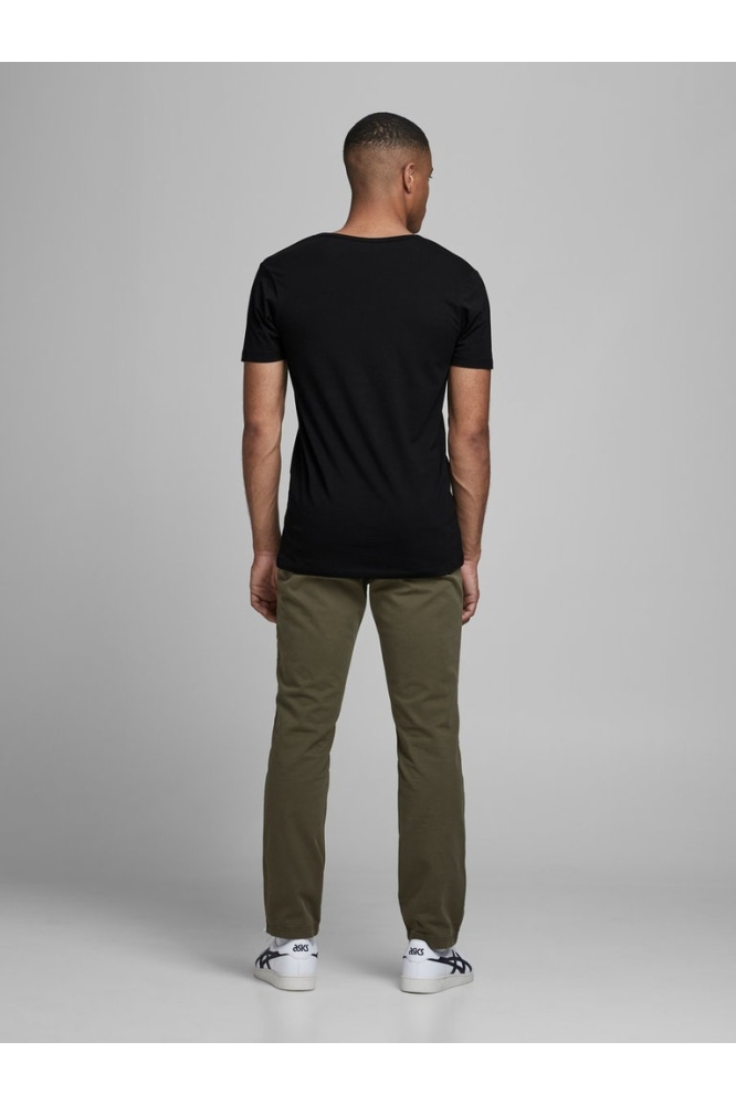 BASIC V-NECK TEE S/S NOOS 12059219 Black